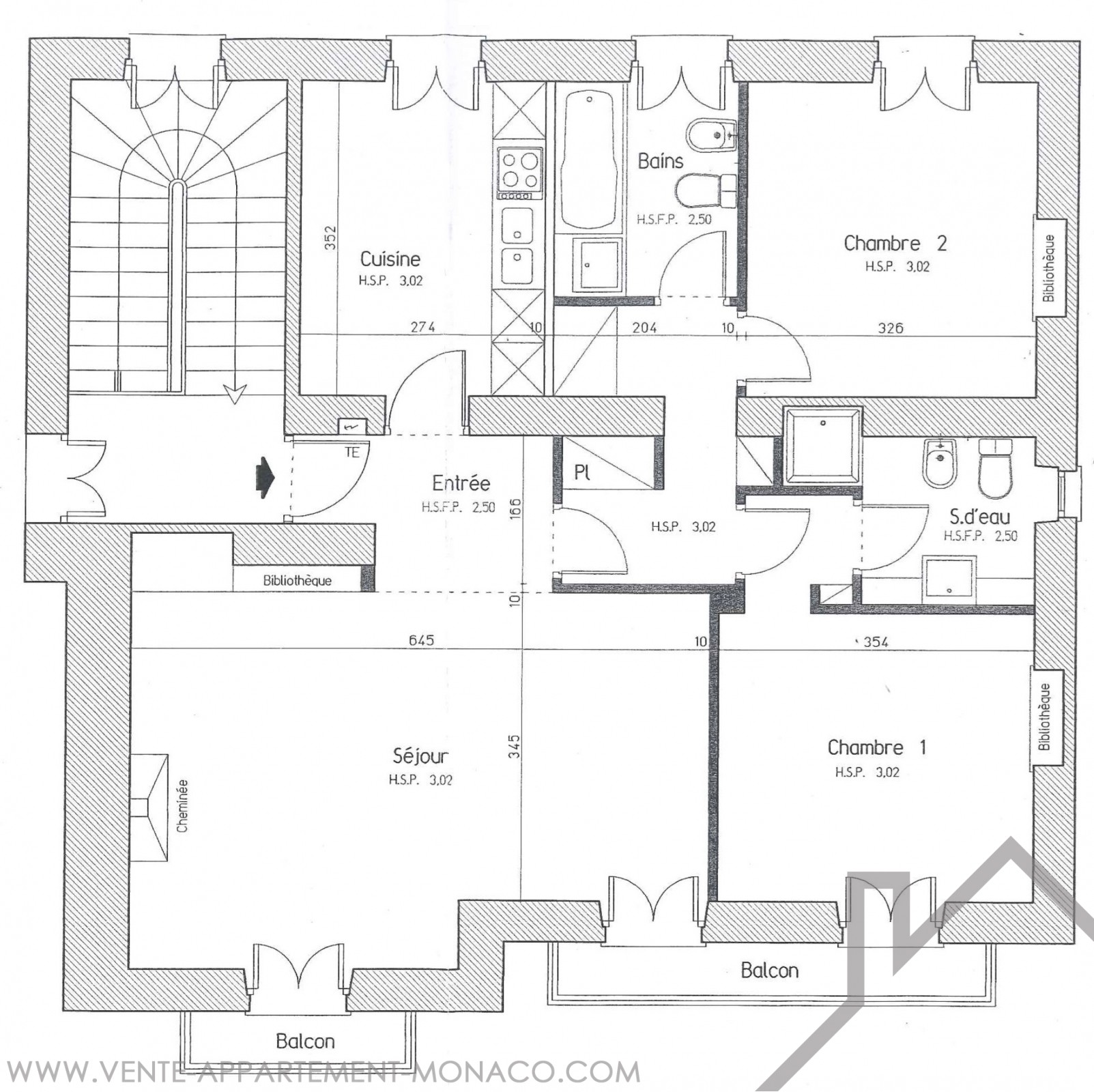 plan appartement bourgeois