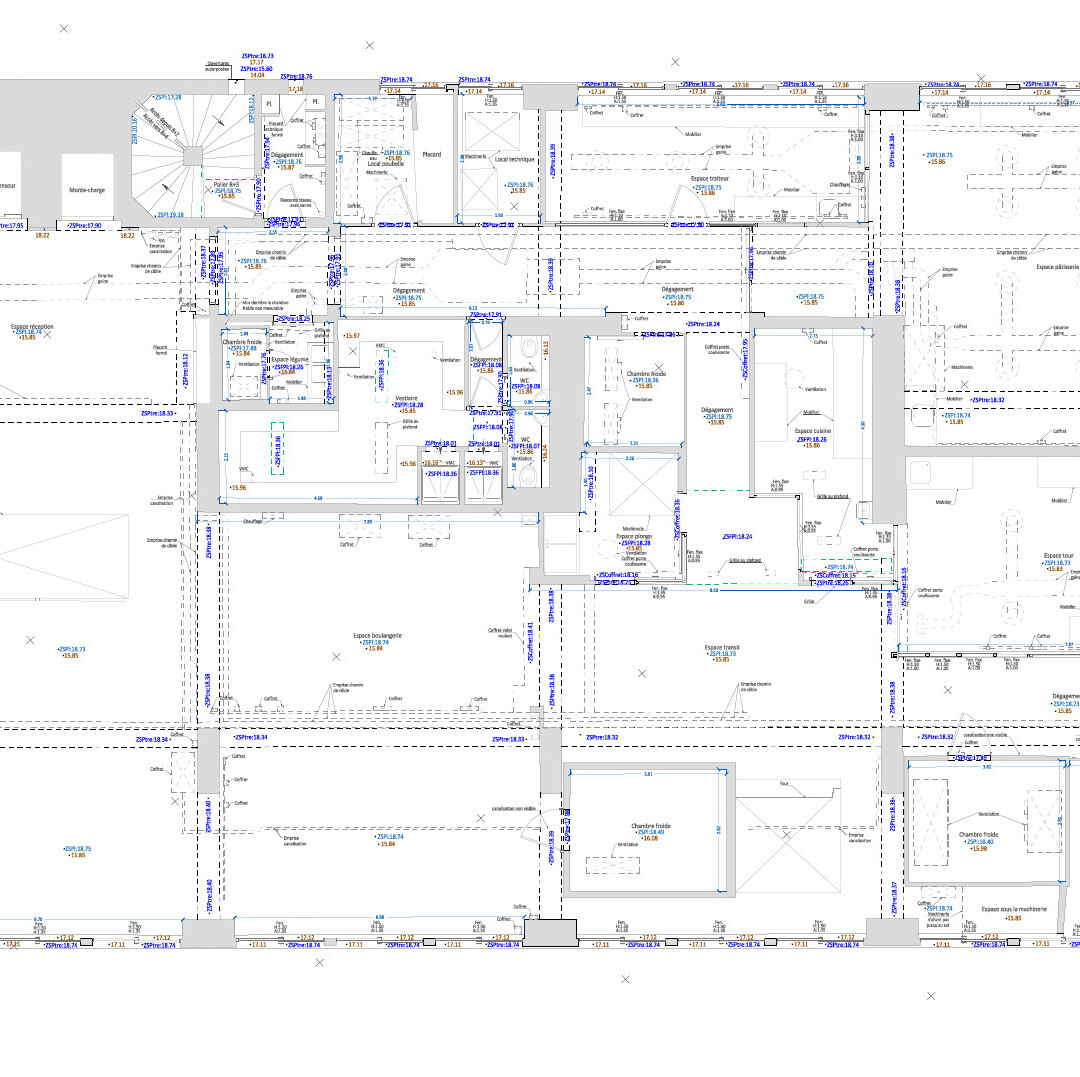 LOCAL / PLATEAU DE 860 m2 + RESERVE + PARKINGS - Appartements à vendre à Monaco