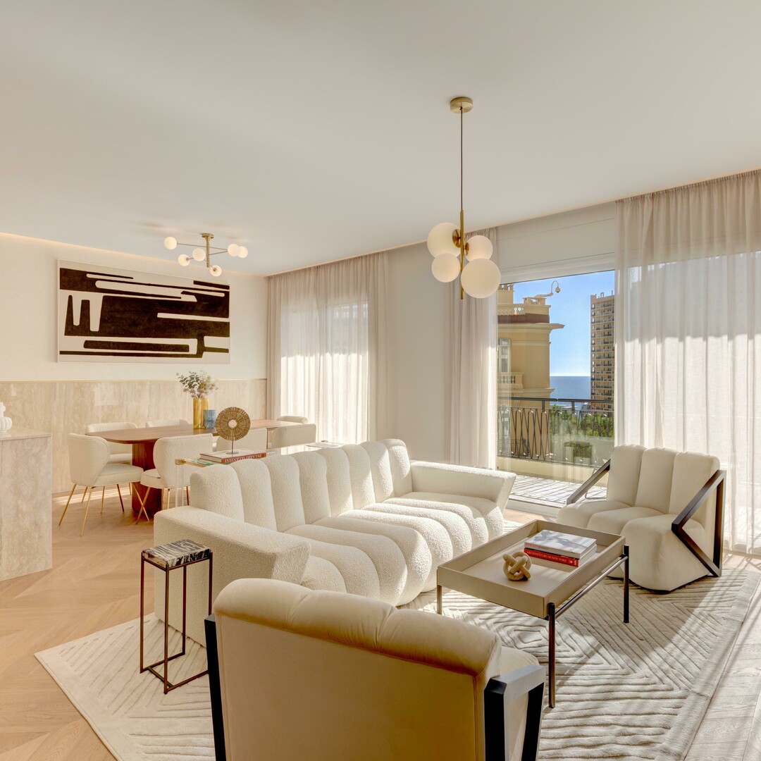 LE CONTINENTAL - MAGNIFIQUE APPARTEMENT MEUBLE ET FAMILIAL DE 4 PIECES - Appartements à vendre à Monaco