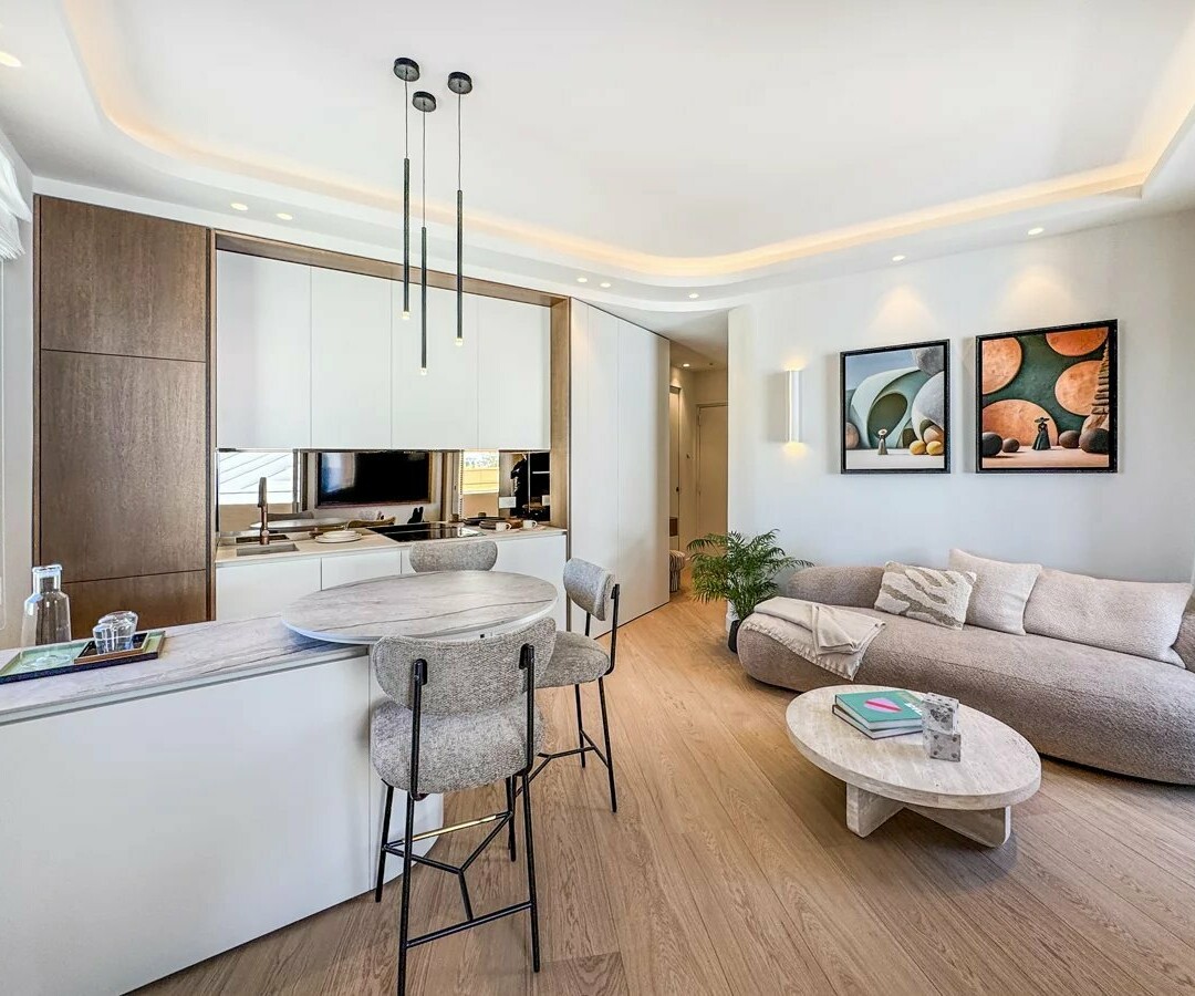 Luxueux 2 pièces rénové et meublé - Appartements à vendre à Monaco