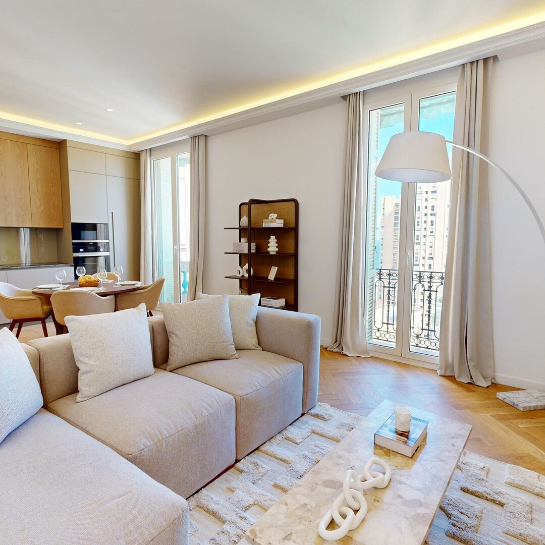 Splendide appartement 3 pièces rénové | Calme | Vue mer - Appartements à vendre à Monaco