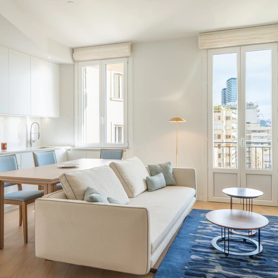 RADIEUSE - La Rousse - 2 Pièces Rénové et Meublé - Vue Mer - Appartements à vendre à Monaco