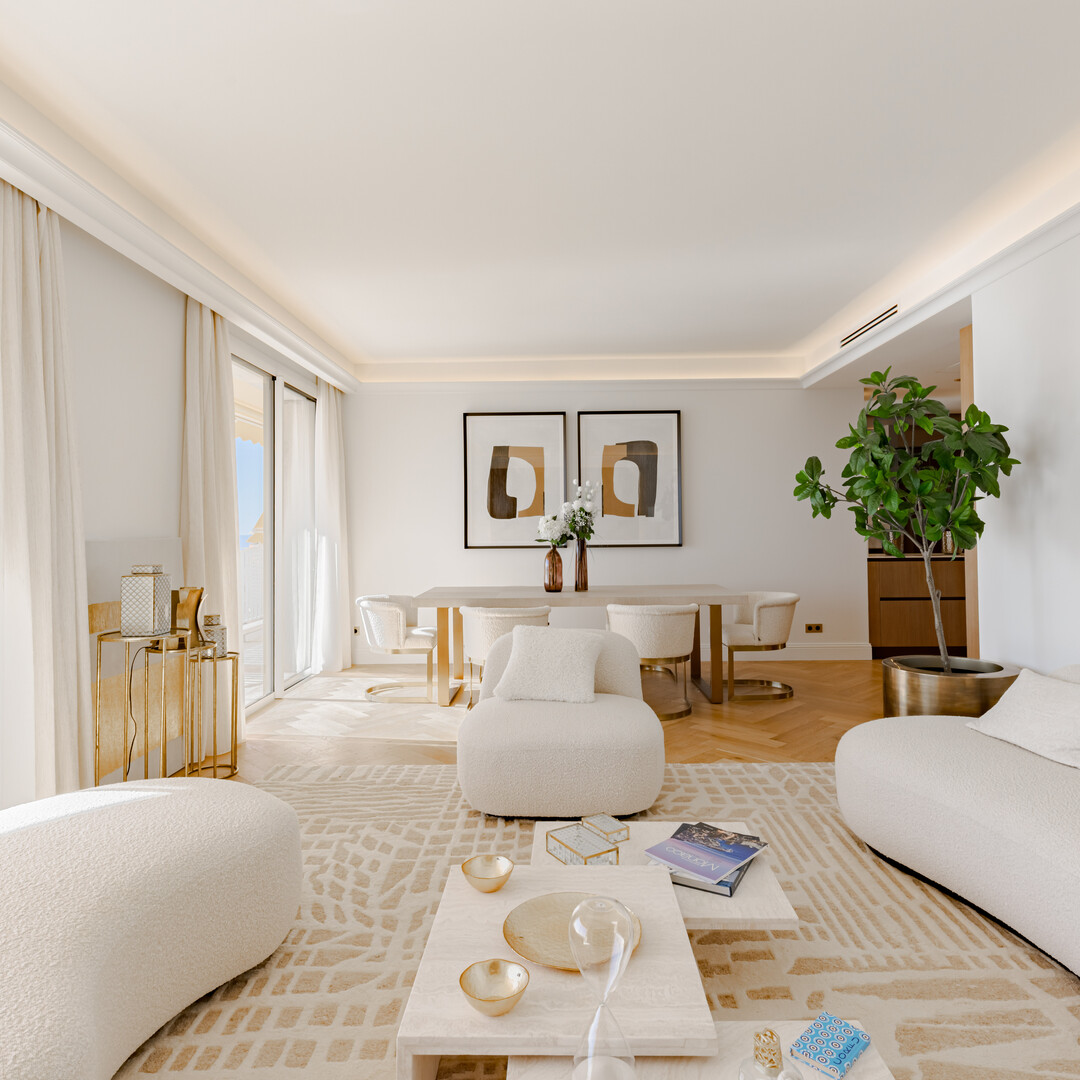 LES ABEILLES – EXCEPTIONNEL 3 PIÈCES MEUBLÉ AVEC VUE MER - Appartements à vendre à Monaco