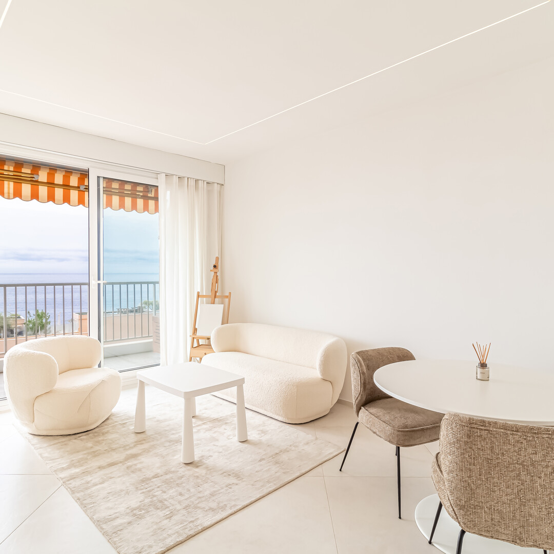 Lumineux 2 pièces rénové - Vue mer