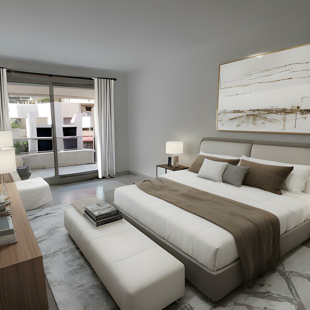 Studio spacieux au Jardin Exotique | Parking, cave, concierge, piscine