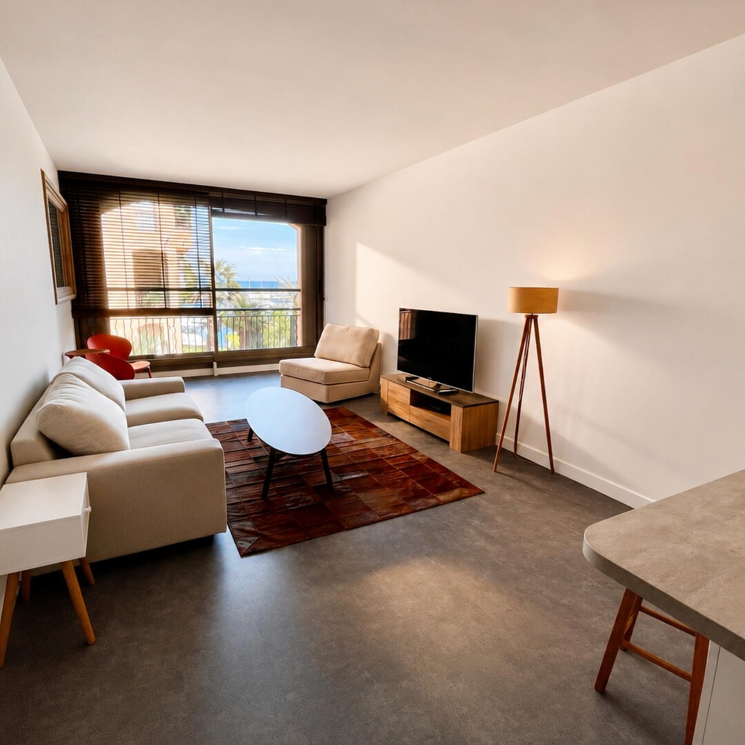 Très beau studio avec vue sur le port de Fontvieille