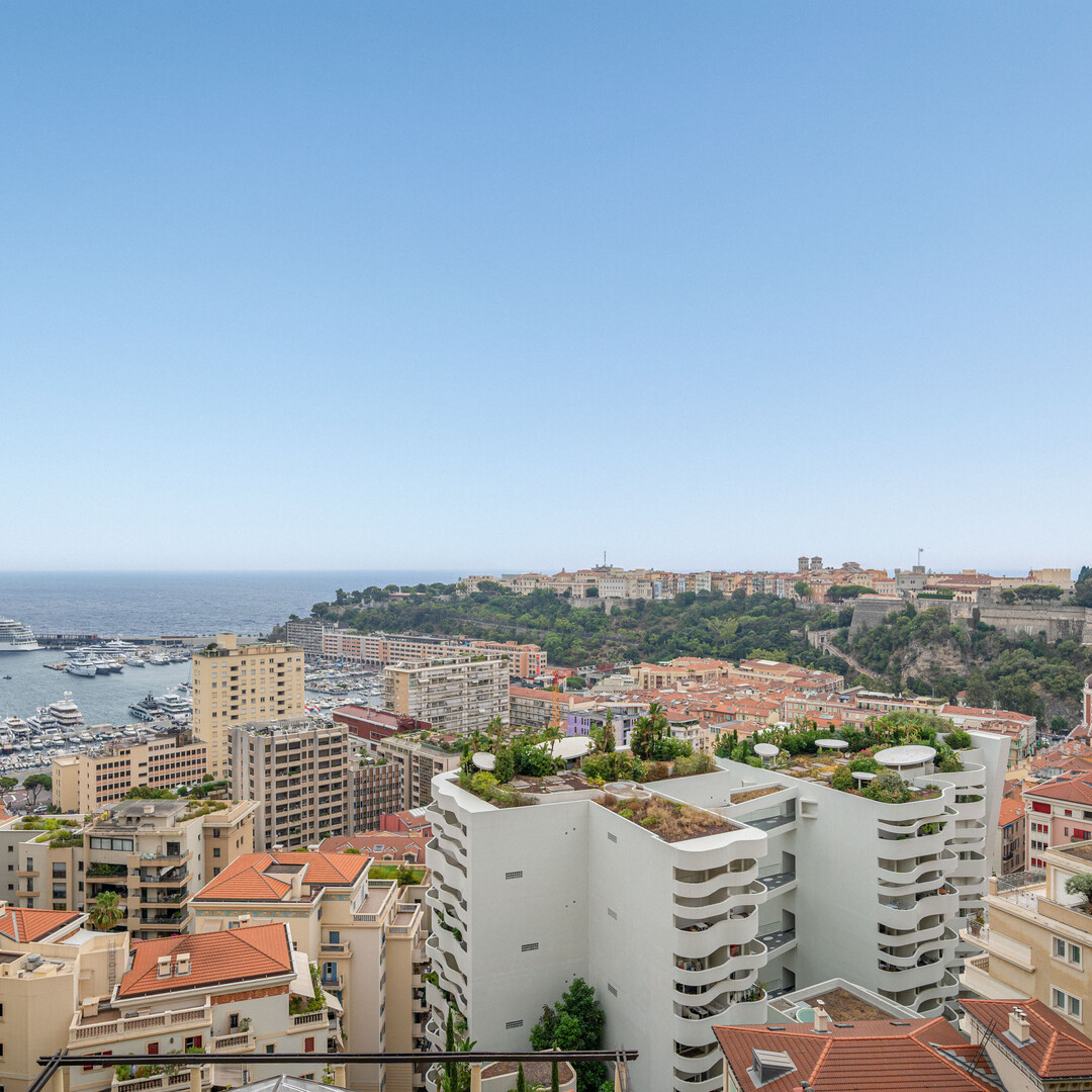 BEVERLY PALACE - Moneghetti - 3 Pièces Rénové - Vue Mer Panoramique